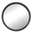 thumbnail image 5 of Hassch Round Mirror 24 Inch, Wood Framed Bathroom Mirror with Black Wooden Frame for Vanity Farmhouse Style, 5 of 8