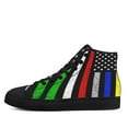 thumbnail image 3 of First Responder High Top Canvas Shoes Sneakers Black Size 11, 3 of 7