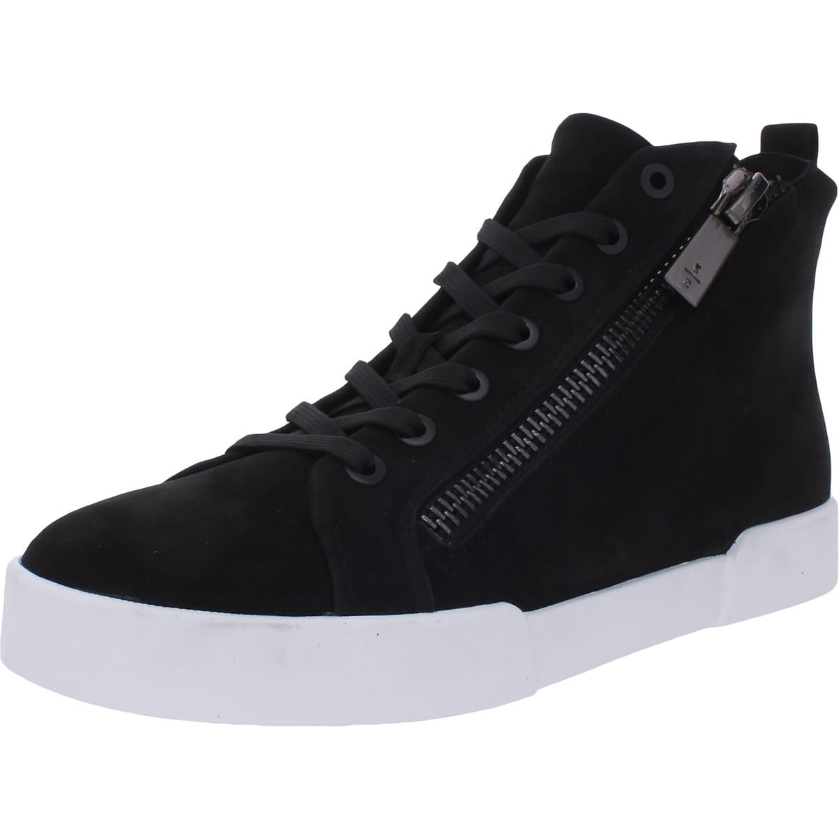 Kenneth Cole New York Womens Tyler Zip Mid Top Sneakers Black 10 Medium B M