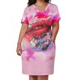 thumbnail image 2 of Stupid Love vestido holgado con bolsillo para mujer vestidos largos vestidos de gala, 2 of 6