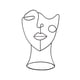 thumbnail image 1 of Estatua de carácter abstracto nórdico de la estatua de la estatuilla de la estatuilla de la oficina del hogar Decoración del dormitorio Tmvgtek Para estrenar, 1 of 8