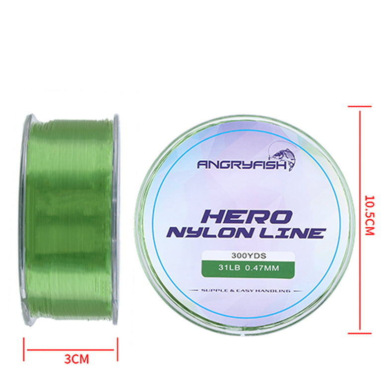 300YD 0.12mm-0.47mm Nylon Fishing Line Monofilament Japan Material