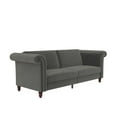 thumbnail image 6 of DHP Dante Upholstered Futon, Gray Velvet, 6 of 21