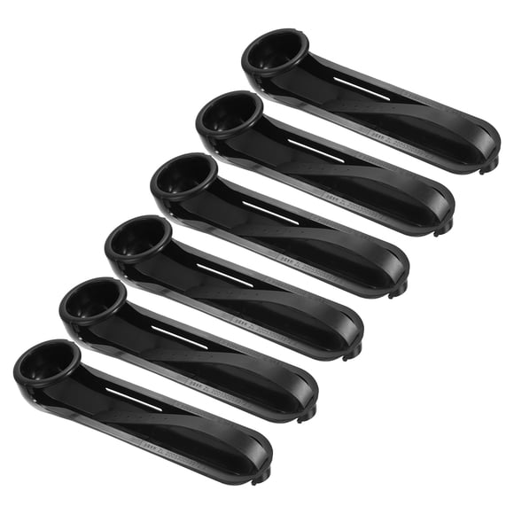 Uxcell Chemin de Table de Billard Snooker 13 Pouces avec Poche, Courroie à 5 Trous, Noir, Lot de 6