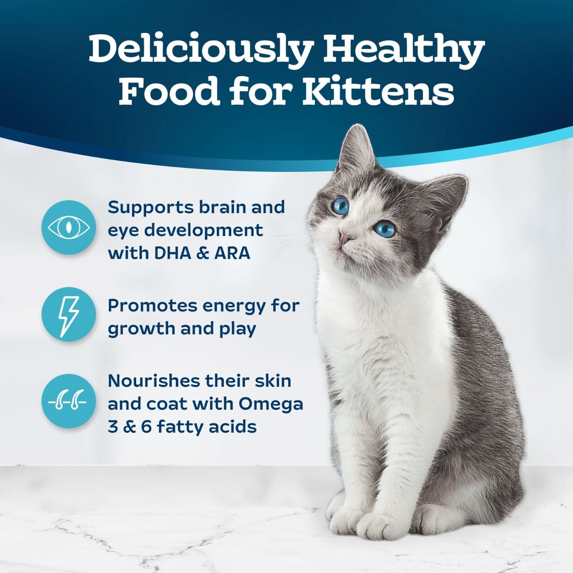 Blue Buffalo Tastefuls Natural Kitten Dry Cat Food, Chicken Recipe, 7-lb. Bag