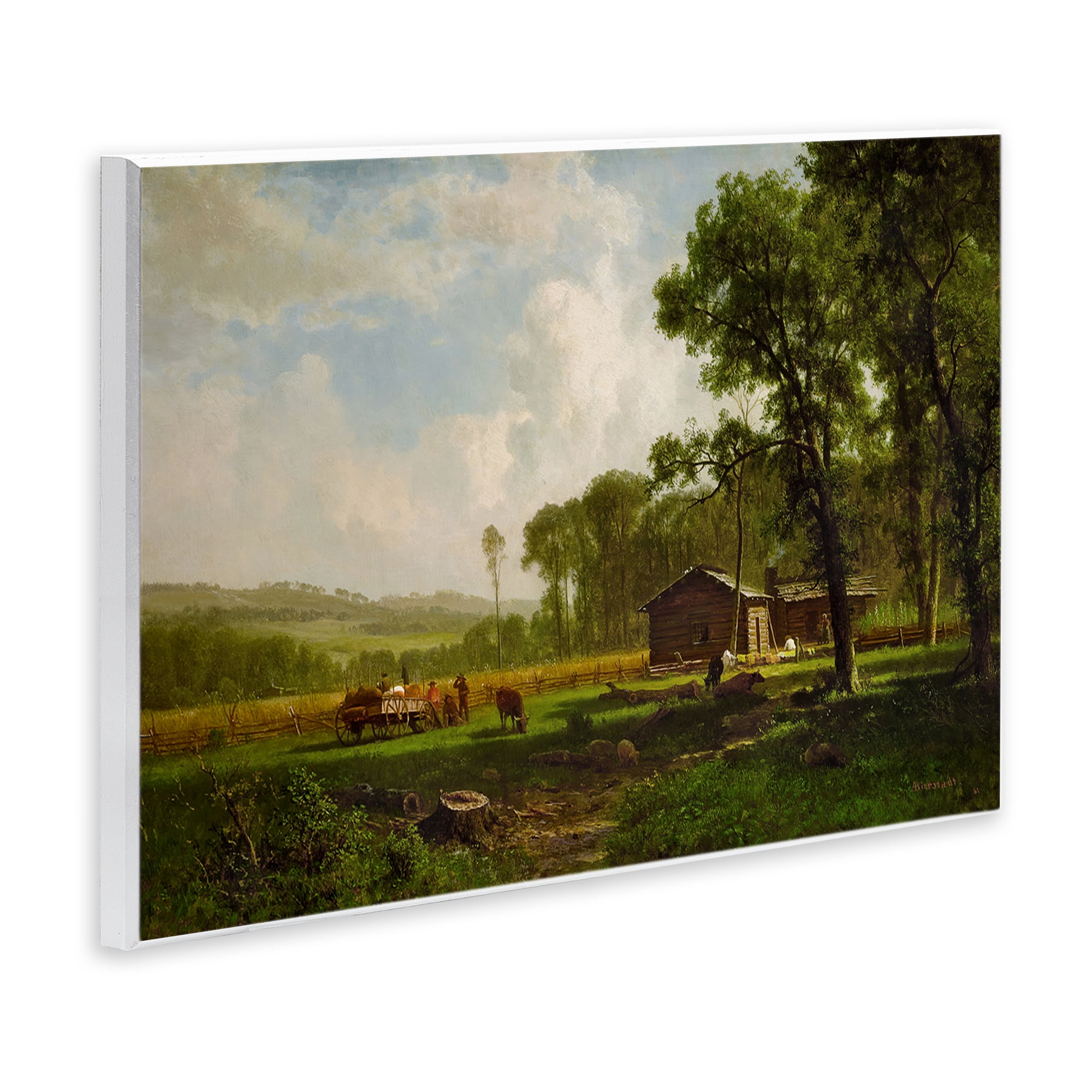 Stupell Industries Early Settlers Classical Landscape & Nature Painting Unframed Art Print Wall Art, 19 x 13