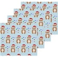 thumbnail image 2 of Cute Cartoon Hamster Washcloth 12x12in Set, 6 Pack Absorbent Cotton Towel Square Kitchen Dishes Towels, Soft Cleaning Face Hand Towel Fast Drying, 2 of 7