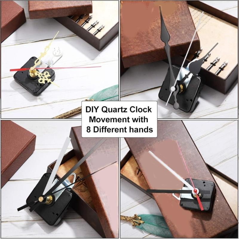 ANXPTIME None-Ticking Hands Quartzs DIY Wall Clock Movement Mechanism DIY Repair Parts