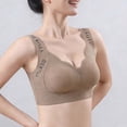 thumbnail image 6 of Nilvkv Posture Support Bra, Push Up Bra, Fashion Solid Lift Push Up Side Support Anti Sag Intimate Bra Brown 42BC, 6 of 8