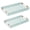 Light Aqua-2 Pack, L(19.7" x 12" x 2") M(17.7" x 10.2" x 2"), variant on Light Aqua 22.6" x 13" x 2" Decorative Coffee Table Tray For Ottoman Home Serving