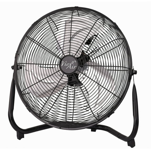VieAir 14" Industrial High Velocity Heavy Duty Metal Floor Fan with 3 Speed Settings
