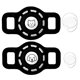 thumbnail image 1 of Funda Airtag BRILLAR de Silicona Negra Ajustable para Collar de Mascotas con Película Transparente HD, 1 of 4
