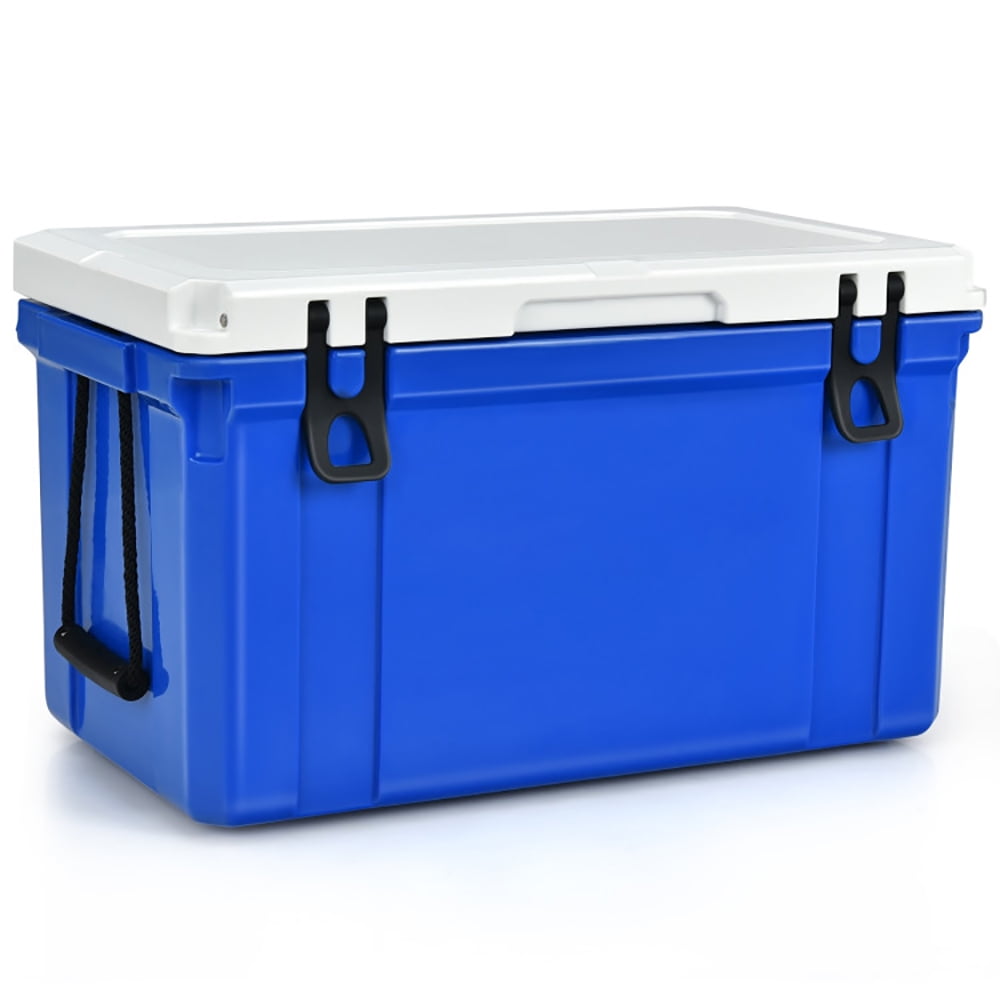 Aimee Lii 58 Quart Leak-Proof Portable Cooler Ice Box for Camping, Outdoor Picnic Camping Equipment, Blue