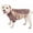 Brown, variant on Pet Life ® Active 'Barko Pawlo' Relax-Stretch Quick-Drying Performance Dog Polo T-Shirt