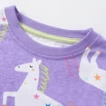 thumbnail image 7 of Toddler Girls Outfit Sets Cartoon horse Print Crew Neck Long Sleeve kids sweatshirts with pants Loose 2PC autumn winter Activewear, 7 of 7