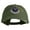 Olive, variant on Air Force Global Strike Command Veteren Embroidered Washed Solid Pigment Dyed Cotton Twill Brass Buckle Cap - Black OSFM