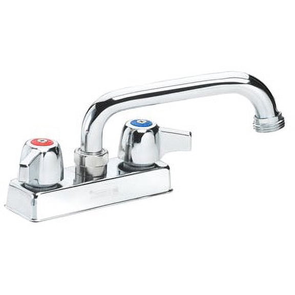 Krowne Metal 11450L Silver Series 4 Center Deck Mounted Laundry Faucet