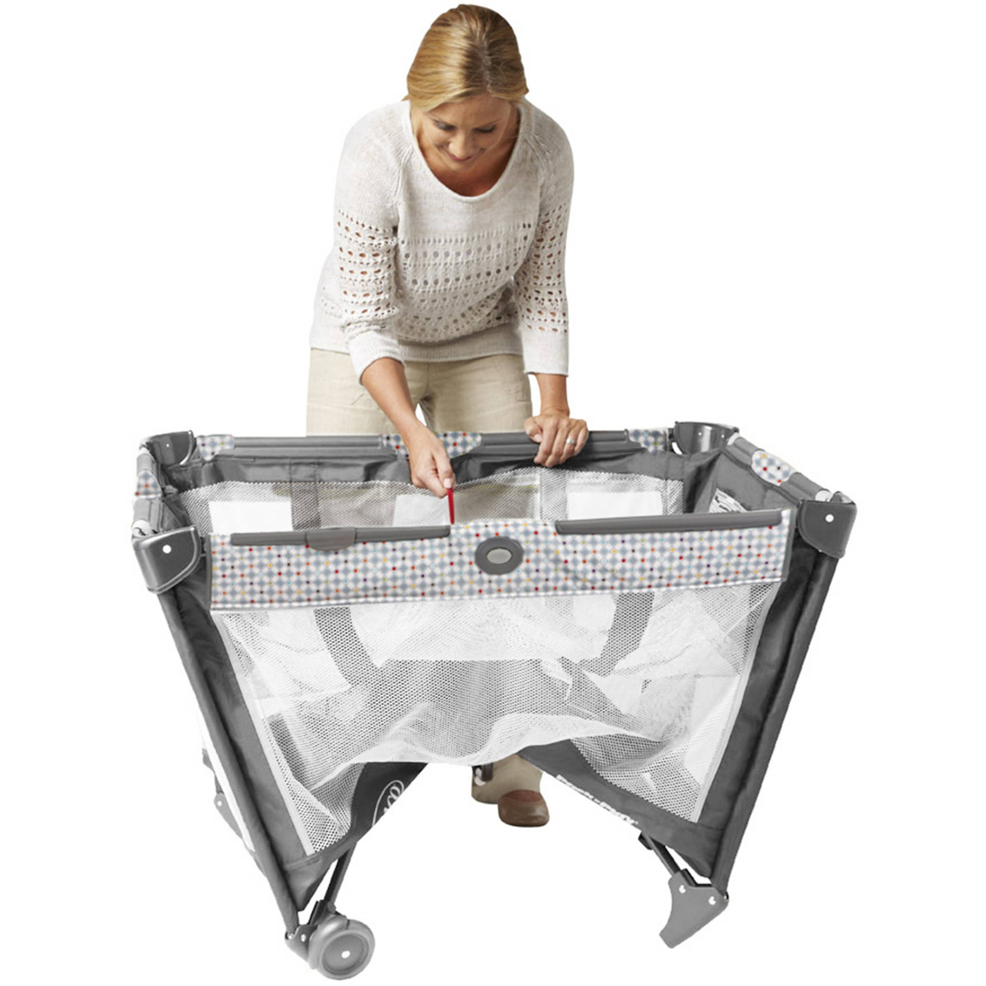 Graco Pack 'n Play On the Go Playard with Bassinet, Pasadena - image 2 of 7