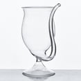 thumbnail image 4 of Jolly Clear Wine Glass with Straw, Vampire Goblet, Enhance Taste, Wine Aerator, Built In Tube Straw Special Cup, Best Gift, 300ml, 4 of 6