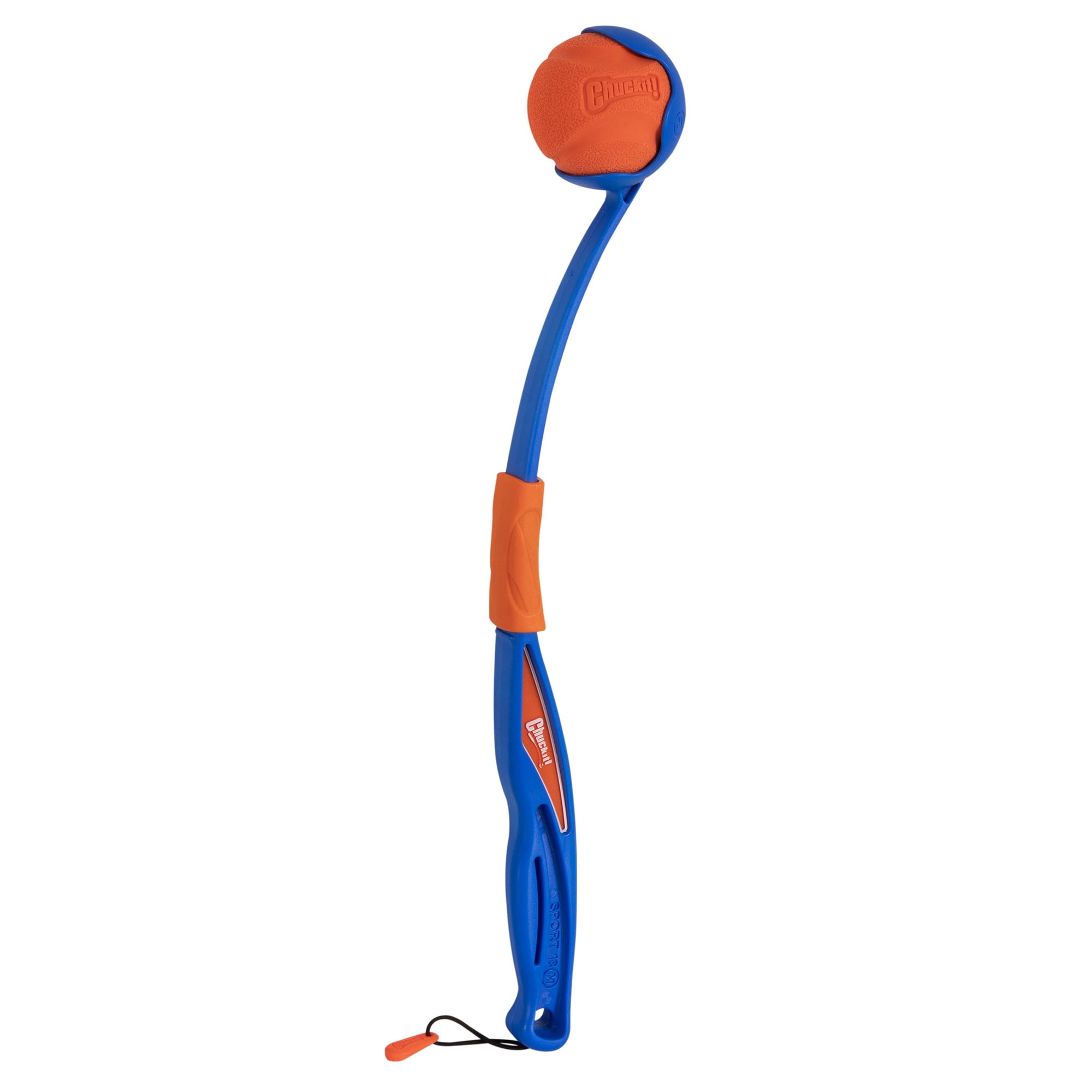 Chuckit! Fetch & Fold Mini 18M Dog Ball Launcher, 18" Long Handle, Compatible with Medium 2.5" Balls, Pack of 1