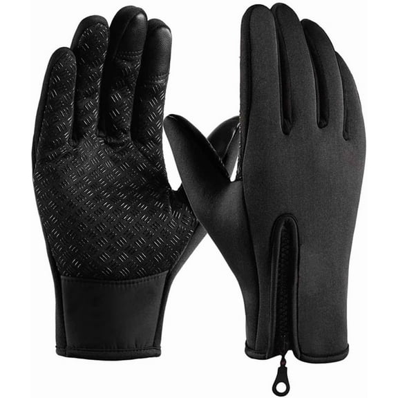 Velurastore Gloves,Thermal Touchscreen Gloves, Windproof & Waterproof Fleece-Lined Winter Gloves for Cycling, Driving & Outdoor Use