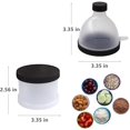 thumbnail image 4 of SHIYOU-Supplément de Protéines Entonnoir Poudre Conteneur de Stockage 2 Pack, 4 of 4