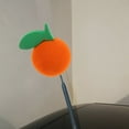 thumbnail image 4 of UPOUART 2Pcs Car Antenna Decoration Orange Eva Material Sturdy Scratch Resistant Auto Exterior Decor, 4 of 6