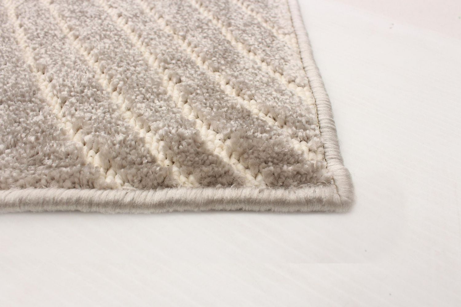 ECARPET Modern Area Rug for Dining Room, Living Room, Bedroom or Den Vector Taupe