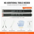 thumbnail image 5 of BENTISM Garage Door Torsion Springs Pair of 0.207" x 2" x 22" with Non-Slip Winding Bars, Garage Door Springs, 16000 Cycles Gloves and Mounting Wrench, Electrophoresis Coated for Replacement, 5 of 9