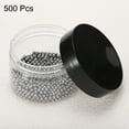 thumbnail image 3 of Uxcell 500 piezas de bolas de acero inoxidable 304 de 3 mm, bolas de precisión, bolas de rodamiento sólidas mini, 3 of 5