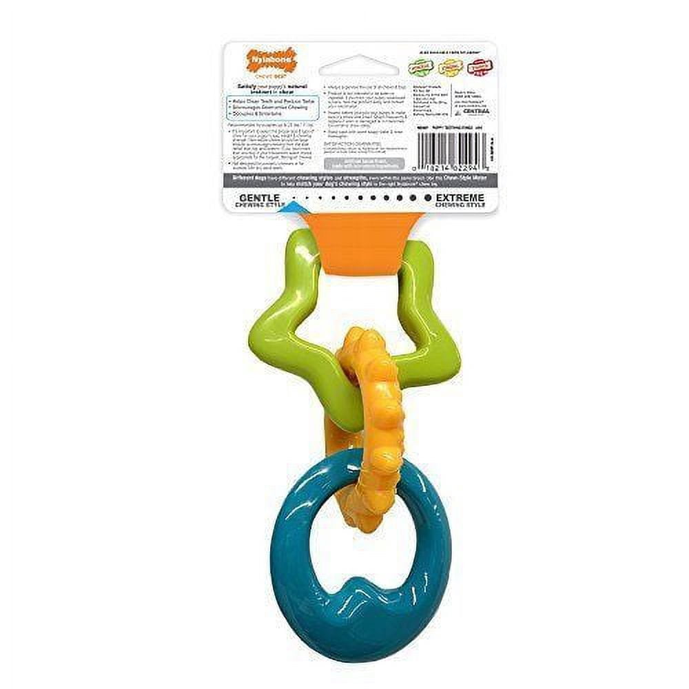 Puppy Teething Rings Safe Dog Dental Health Chew Toy Vet Approved Gentle Extreme