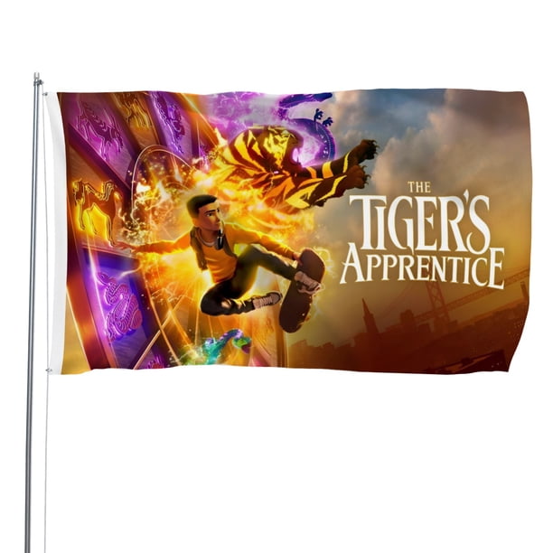 El Aprendiz del Tigre Bandera impresa con temática, regalo perfecto para fanáticos, amigos y familiares, y adecuada para actividades al aire libre e interiores, decoraciones de fiesta. 120*180CM