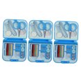 thumbnail image 4 of Raindrops 3Sets Sewing Tools Blue Plastic Box for Practical Household Items and Travel, 4 of 8