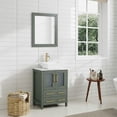 thumbnail image 3 of Vanity Art 24" Single Sink Freestanding Bathroom Vanity Set with Engineered Marble Top and Mirror, 3 of 9