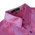 thumbnail image 5 of Cloudstyle Men's Casual Solid Long Sleeve Shirt - Relaxed Fit, Soft Fabric for Everyday Wear, 5 of 8