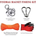 thumbnail image 2 of Aespa Magnetic Fishing Set, 300kg Strong Pulling Force Fishing Magnet, Neodymium Round Magnet Fishing With Double Sided Rings, For Retrieving In The R, 2 of 5