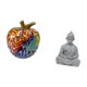 thumbnail image 5 of Estatua de estatuilla,Estatuas de resina Escultura Decoración del hogar Mini,Estatua de mono,Estatua de Buda Mono para Interiores y Exteriores Budista,Figuras en miniatura meditando para, 5 of 8