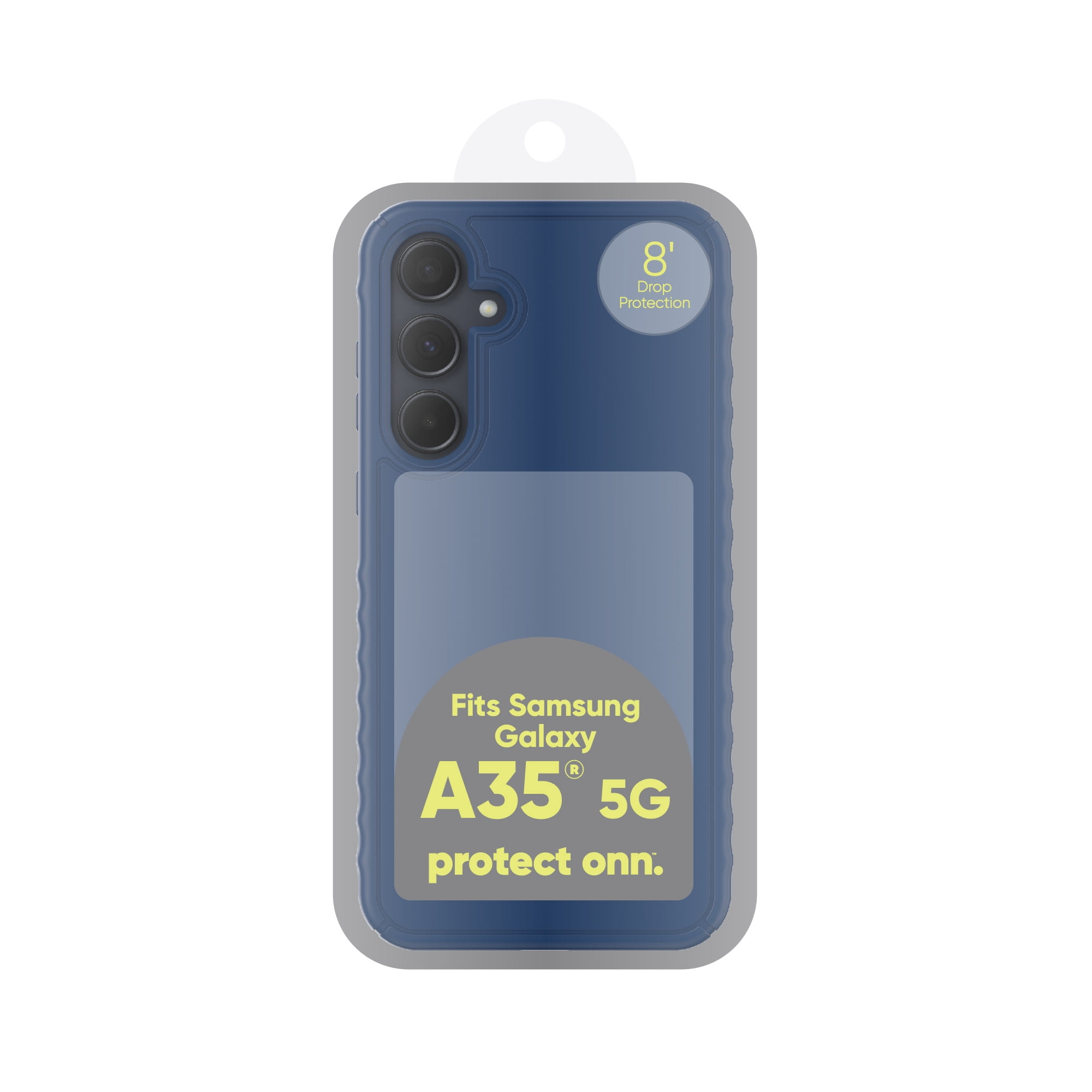 onn. Protective Gel Phone Case for Samsung Galaxy A35 5G - Blue