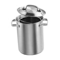 thumbnail image 1 of Olla de acero inoxidable para cocinar, utensilios de cocina con asas anchas, cubo para salmuera, olla para sopa, sartén, freidora profunda para el, 1 of 8