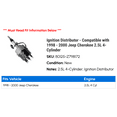 thumbnail image 2 of Ignition Distributor - Compatible with 1998 - 2000 Jeep Cherokee 2.5L 4-Cylinder 1999, 2 of 2