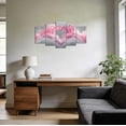thumbnail image 5 of ZHONGYUTONG 5Pcs Gray and Pink Wall Art for Living Room Ocean Wave Pictures Love Heart Canvas Prints Abstract Water Paintings Couples Bedroom Bathroom Decor (16x24inx2pcs 16x32inx2pcs 16x40inx1pcs), 5 of 5