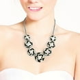 thumbnail image 3 of Classy Black-White Embellished Coin Pearl Handmade Necklace, 3 of 3
