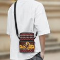 thumbnail image 3 of Chririnla Crossbody Purse for Running, Lightweight 2 Layer Crossbody Bags for Women Southwestern Style Horse & Sunflower Print Crossbody Messenger Wallet, 3 of 7