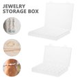 thumbnail image 3 of unbranded 2Ud Caja De Joyería Transparente Multifuncional Organizador Para Collares Y Portátil, 3 of 7