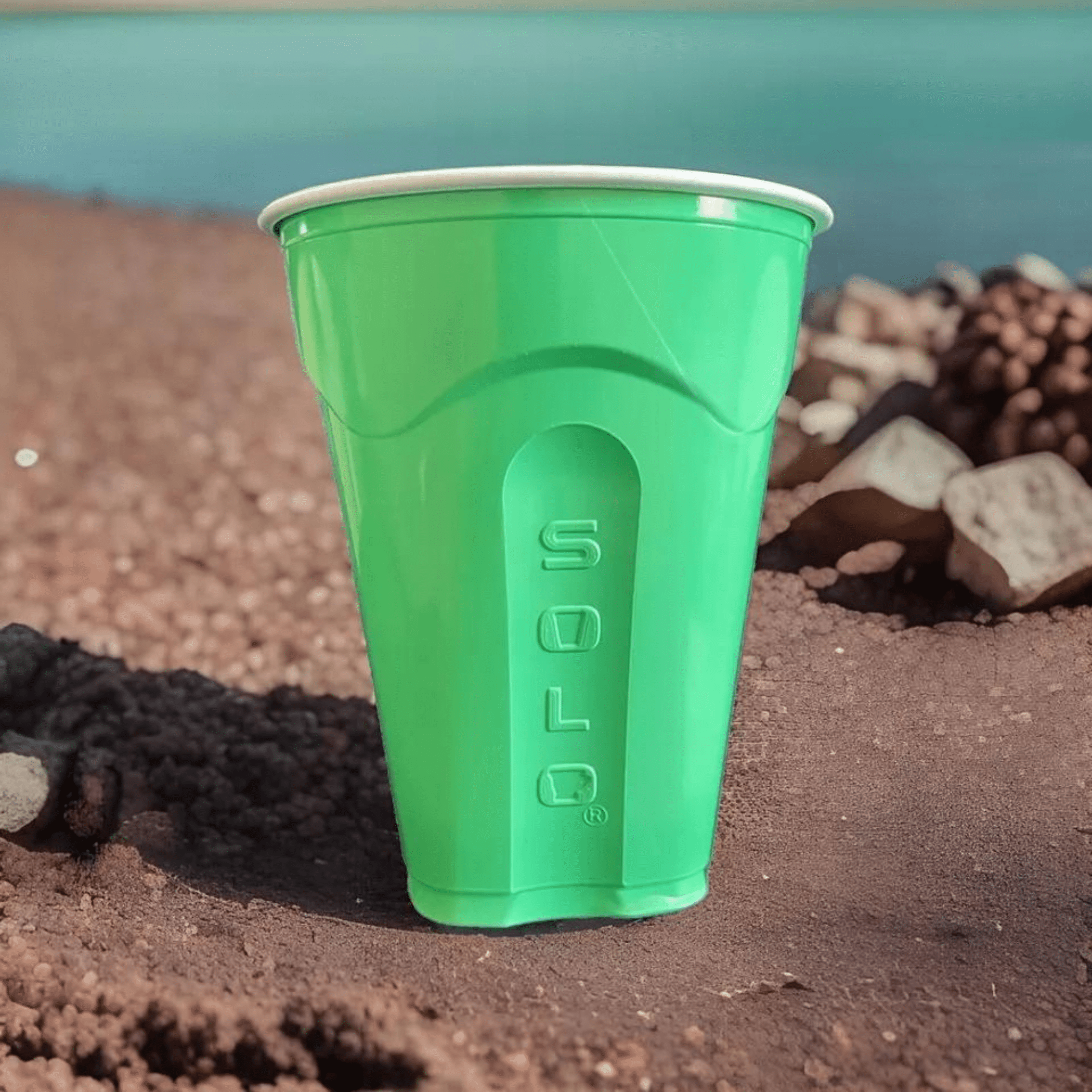 Solo Disposable Plastic Cups, 18 oz, 50 Count, Light Green - Walmart.com