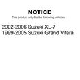 thumbnail image 2 of Front Suspension Control Arm And Ball Joint Assembly Stabilizer Bar Link Kit For Suzuki XL-7 Grand Vitara KTR-100083, 2 of 2