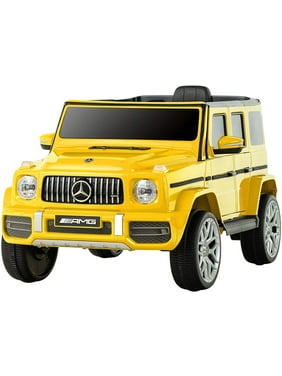 Uenjoy 12V Licensed Mercedes-Benz G63 Kids Ride On Car Electric Cars Motorized Vehicles for Girls,Boys, with Remote Control, Music, Horn, Spring Suspension, Safety Lock, LED Light,AUX