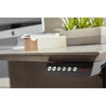 thumbnail image 3 of Unique Furniture Left Executive Corner Standing Desk in Gray Ash Wood, 3 of 5