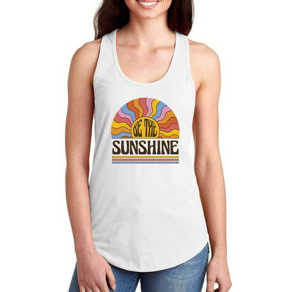 Be The Sunshine Racerback Tank Women -Smartprints Designs, Female x-Large