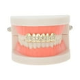 thumbnail image 2 of Unique Bargains 1 Set Fake Teeth Grills Fashion Poker Diamond Chart for Hip Hop Gift Gold Tone, 2 of 6
